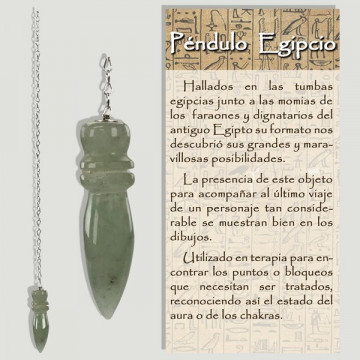 Egyptian pendulum. Green...