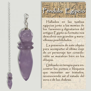 Péndulo egipcio. Amatista