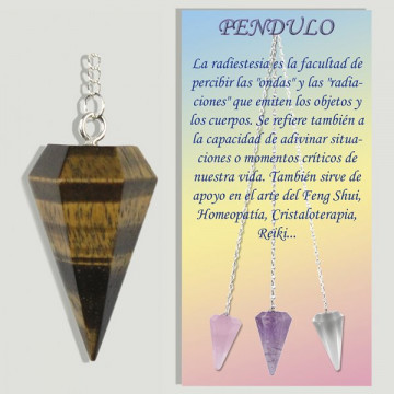 Péndulo facetado. Ojo de...