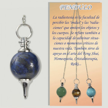 LAPISLAZULI. Pendulo bola...
