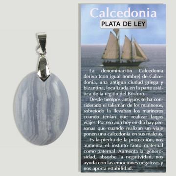 CALCÉDOINE. Mini pendentif...