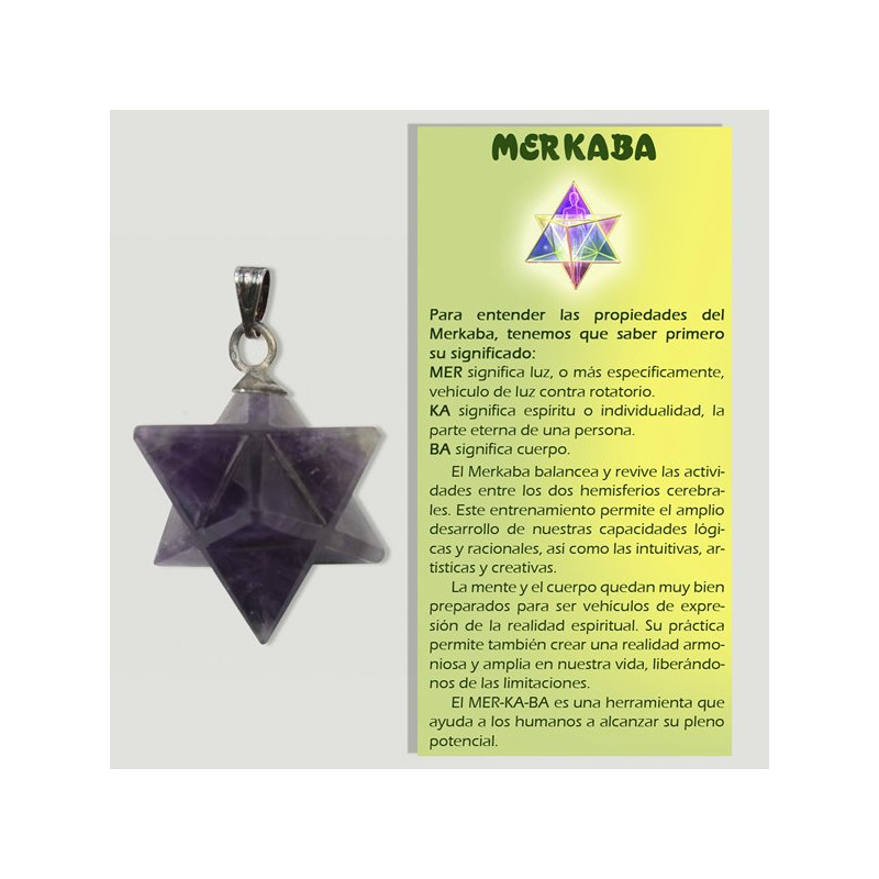 MERKABA. Colgante Amatista MERKABA. Colgante Amatista