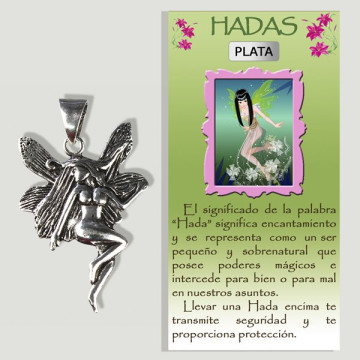 Hada. Colgante Plata