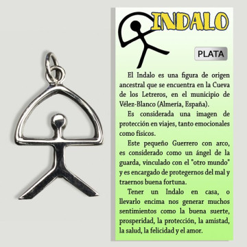 Indalo. Colgante Plata