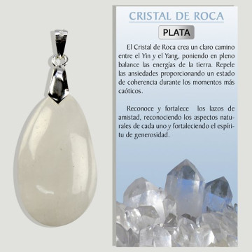 CRISTAL DE ROCHE. Pendentif...