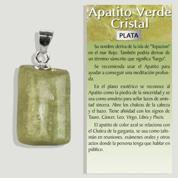 APATITA VERDE CRISTAL....