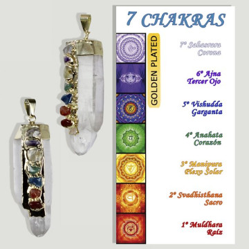 CRISTAL com CHAKRAS....