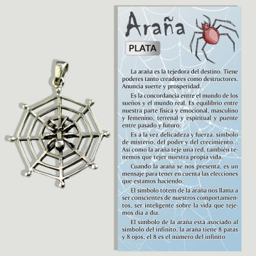 TELA DE ARAÑA. Colgante...