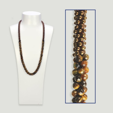 Tiger Eye mineral necklace