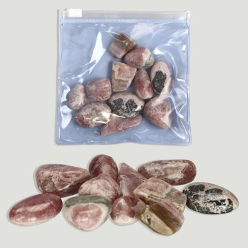 Rolled banded Rhodochrosite bag – Argentina – 100gr.
