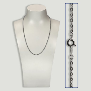 Silver metal chain with...