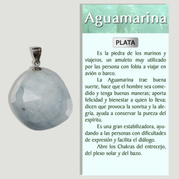 AQUAMARINA. Pingente de...