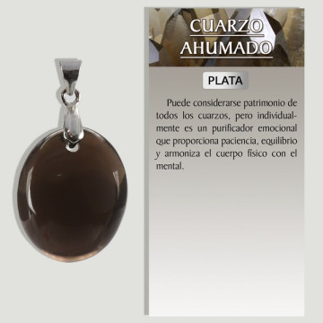 SMOKY QUARTZ. Silver...