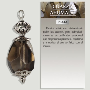 SMOKY QUARTZ. Silver...