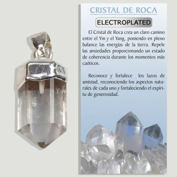 QUARTZ CRISTAL. Pendentif à...