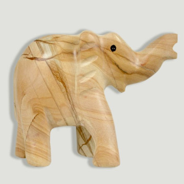 Elefante ónix. Pakistán. 25 cm