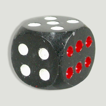 Pakistan Onyx Dice,  Black 4cm