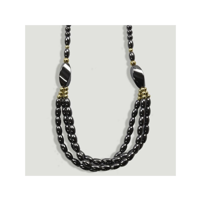 Gancho 32 - Collar Hematite Gancho 32 - Collar Hematite