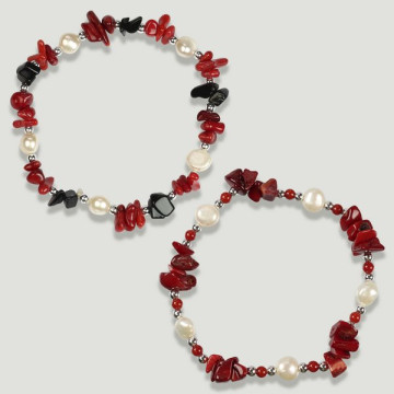 Hook 47 - Pearl and mineral...