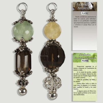 SMOKY QUARTZ and PREHNITE....