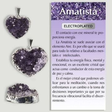 AMETHYST. Silver...