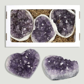 Amethyst Druse Heart Box....