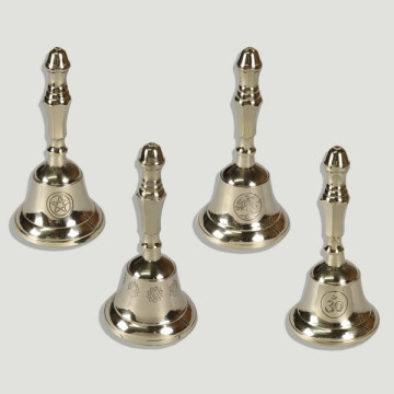 Brass table bell 12.5cm. assorted models