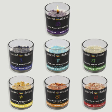 Assorted Chakra Mineral Scented Candle