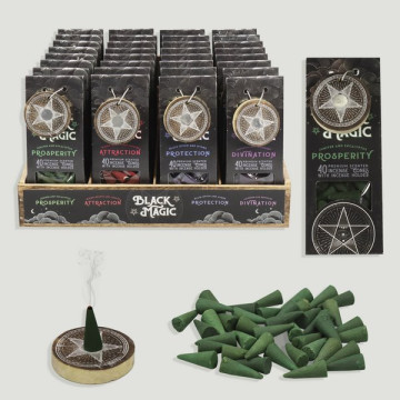 Incense Pack Display (40cone) + BlackMagic Incense Holder