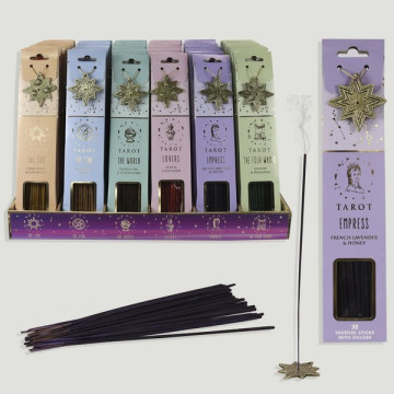 Incense Pack Display (30st) + Tarot Incense Holder 45x31cm