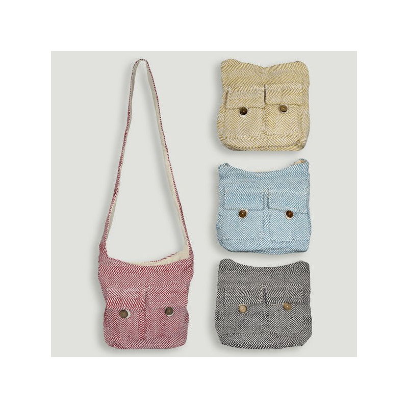 Cotton bag 25x27cm assorted solid colors Cotton bag 25x27cm assorted solid colors