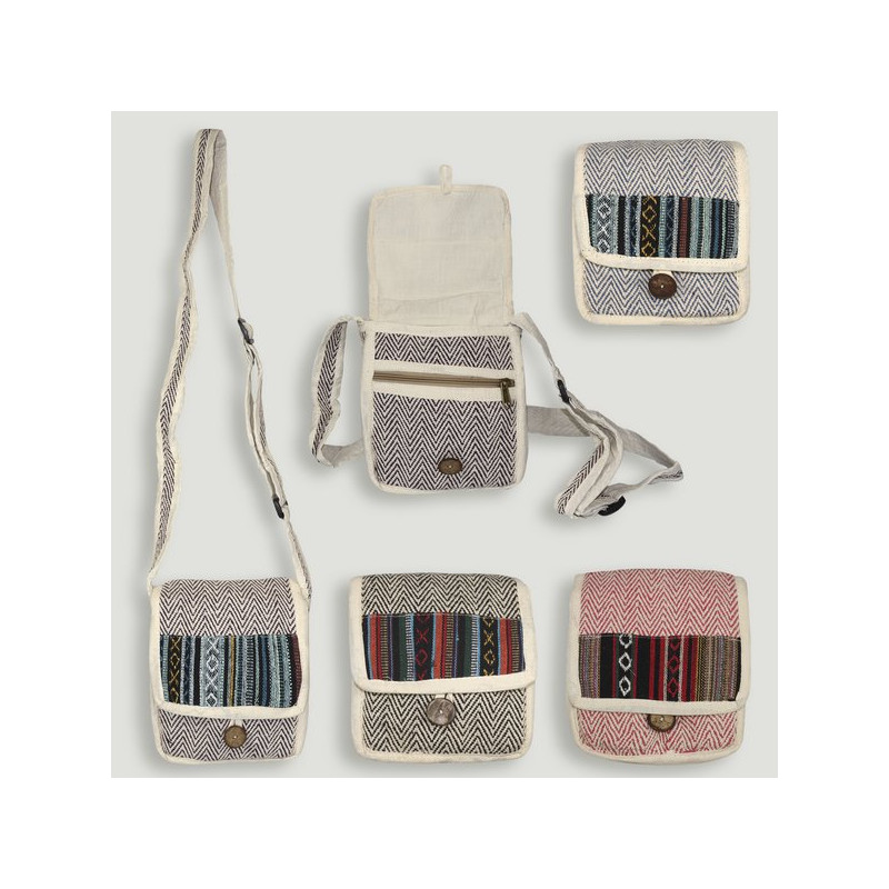 Sac bandoulière 17x20cm coloris assortis Sac bandoulière 17x20cm coloris assortis