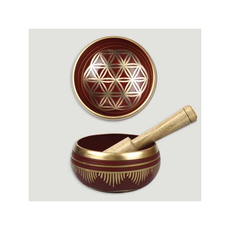 Tibetan brass bowl. Patina carved model. Red color. 10-12.5cm Tibetan brass bowl. Patina carved model. Red color. 10-12.5cm
