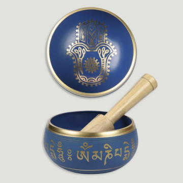 Brass tibetan bowl. Patina...