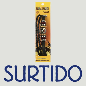 Gancho 80 – Pulsera doble piel con cordón de nudo corredizo. Modelos surtidos