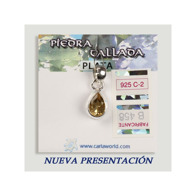 Pingente de PRATA. citrino esculpido. Formas de lágrima. Pingente de PRATA. citrino esculpido. Formas de lágrima.