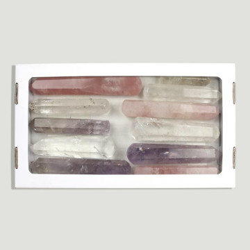 Assorted Quartz Massager. 1kg. 26x14cm.