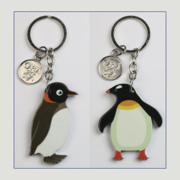 Gancho 08 – Porta-chaves modelo Sea 6 Penguin. Cores variadas.