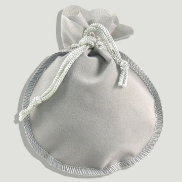 Sac en velours gris....