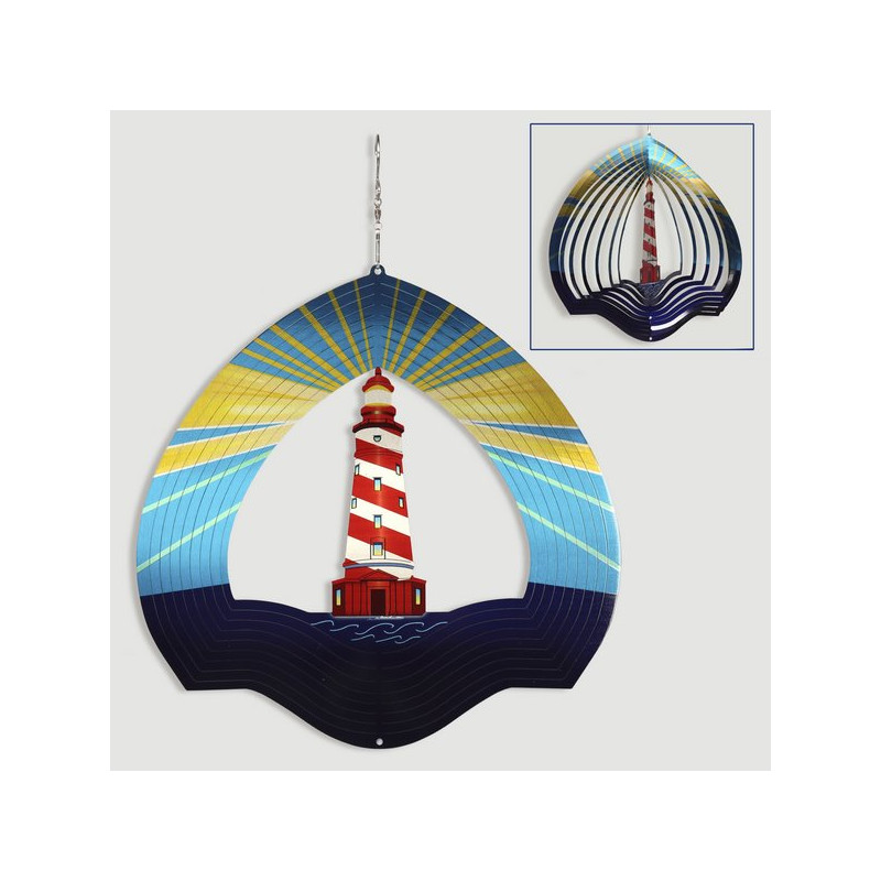 Steel spinner. Lighthouse. 30x30cm. Steel spinner. Lighthouse. 30x30cm.