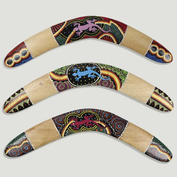 Boomerang madera. 40 cm