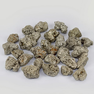 Pyrite étincelante roulée....