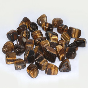 Tumbled Stone Tiger's Eye. 3-4cm approx.