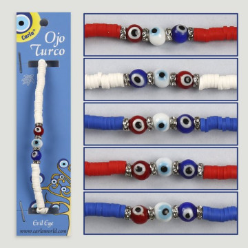 Hook 28. Turkish eye bracelet.
