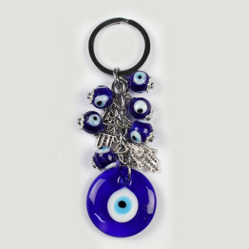 Hook 55. Turkish eye keychain.