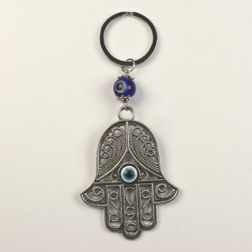 Hook 62. Turkish eye keychain.