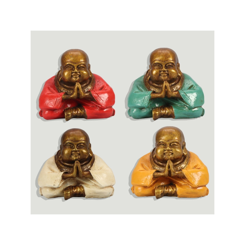 Pekong sitting praying resin. Assorted colors. 15x13cm. Pekong sitting praying resin. Assorted colors. 15x13cm.