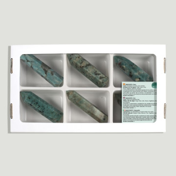 Amazonite Point. 50-70gr. 4.5-6cm approx. (Al6).