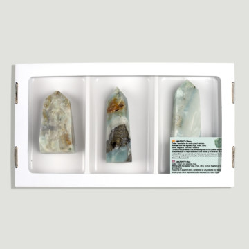 Amazonite Point. 100-125gr. 6-7cm (H3).