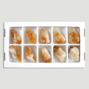 Rough Citrine tip. 4-6cm approx. (Al10).